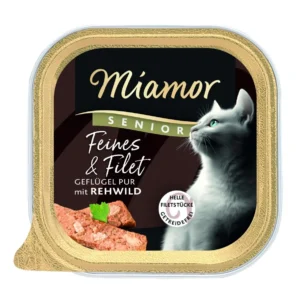 Miamor Feines & Filet Senior - Geflügel Pur & Rehwild 100g