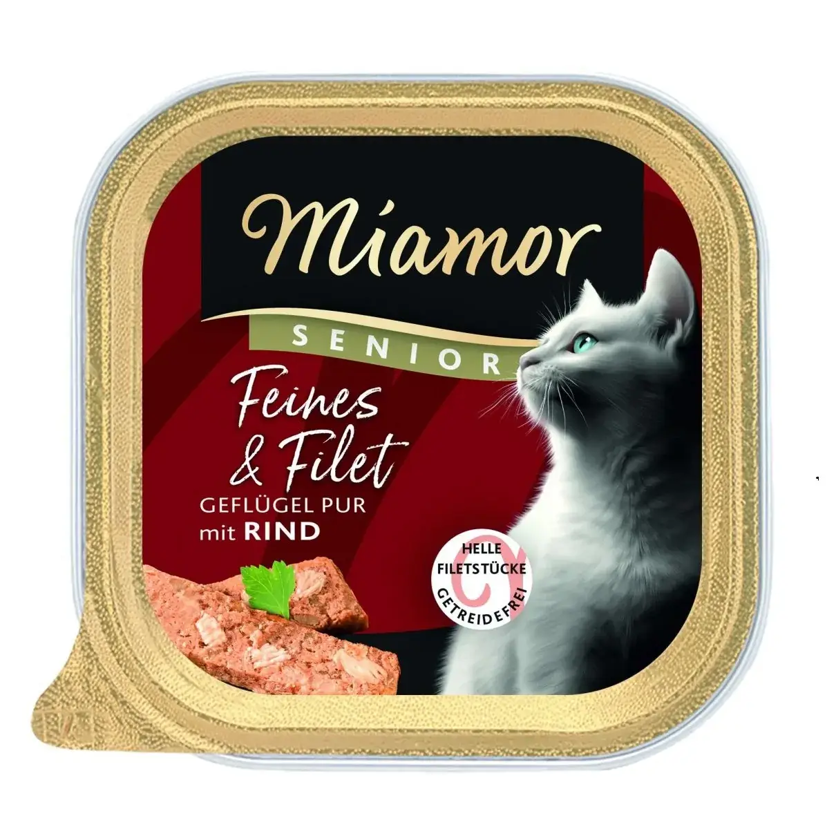 Miamor Feines & Filet Senior - Geflügel Pur & Rind 100g