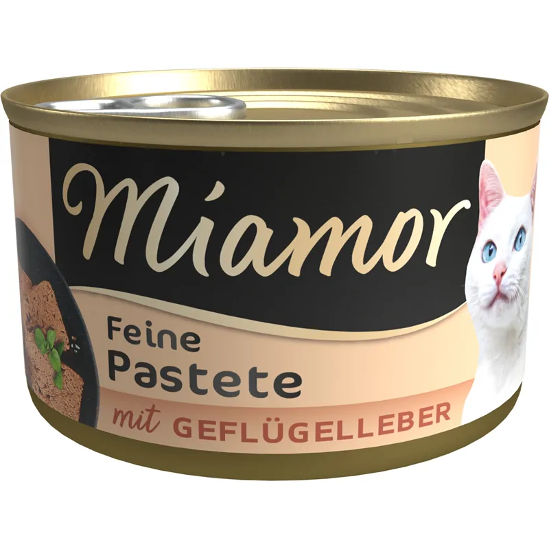Miamor Pastete mit Geflügelleber 85g