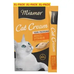 Miamor Snack Cream Multivitamin-Cream XL-Pack 12x16g