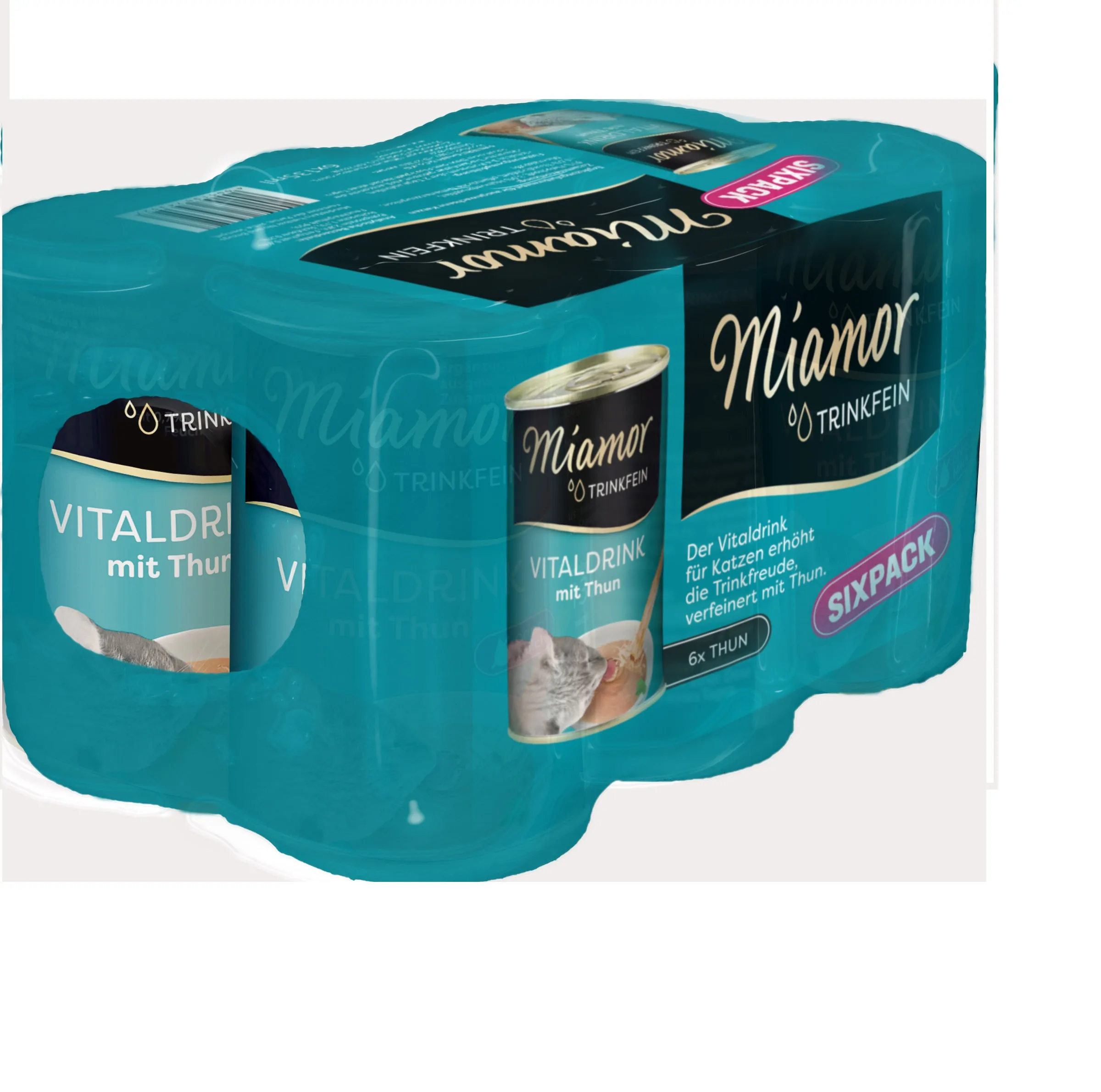 Miamor Trinkfein Vitaldrink mit Thun 6x135ml