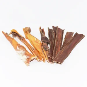Rinder-Dörrfleisch/Kopfhaut Mix 30cm Stücke