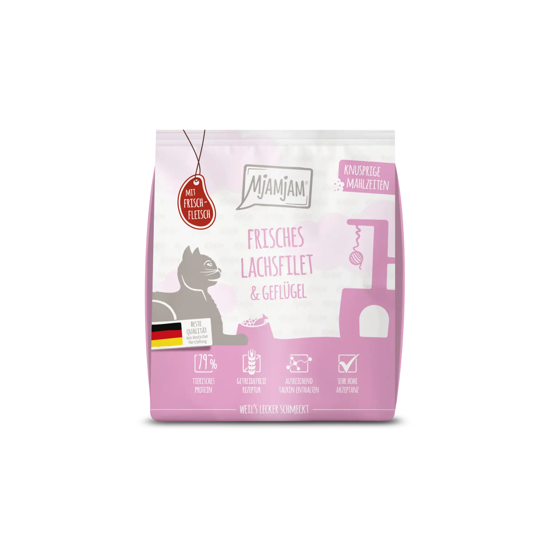 MjAMjAM - Knusprige Mahlzeiten - Frisches Lachsfilet & Geflügel