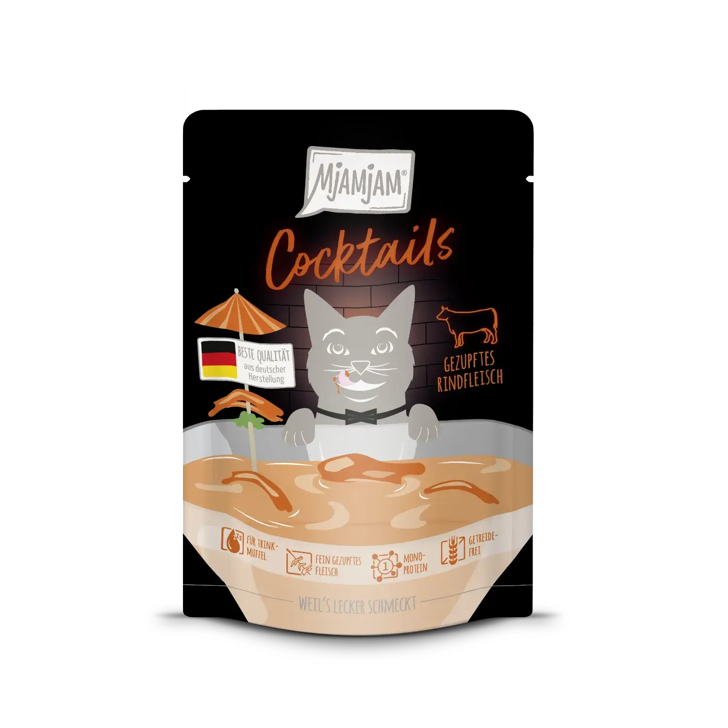 Mjamjam - Cocktail - gezupftes Rindfleisch 40g