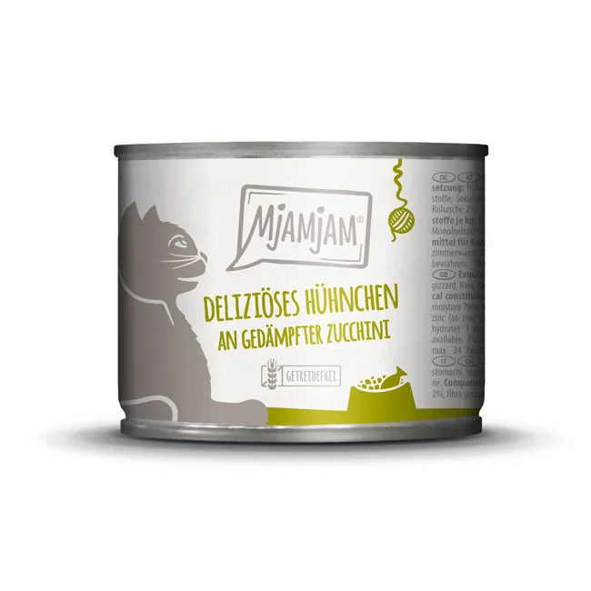 Mjamjam Deliziöses Hühnchen an gedämpfter Zucchini