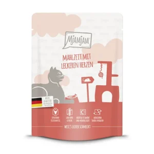 Mjamjam - Quetschie Mahlzeit mit leckeren Herzen - 125g