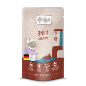 Mjamjam - Quetschie -Senior - leckeres Rind - 125g