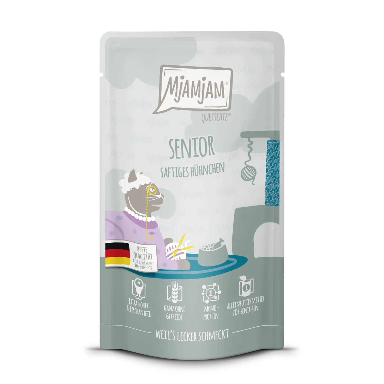 Mjamjam - Quetschie -Senior - saftiges Huhn