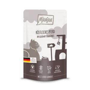 Mjamjam - Quetschie köstliches Pferd an gedämpftem Kürbis - 125g