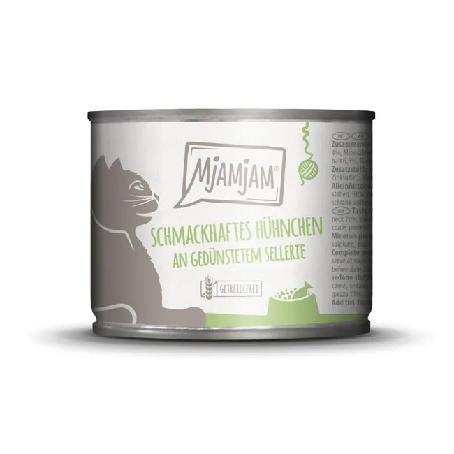Mjamjam Schmackhaftes Hühnchen an gedünstetem Sellerie