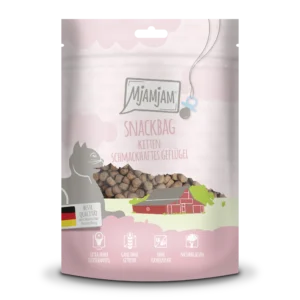 Mjamjam - Snackbag Kitten - schmackhaftes Geflügel 125g