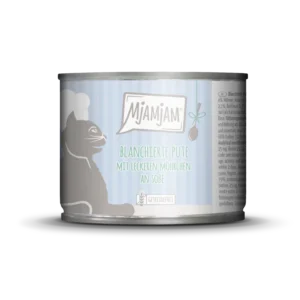 Mjamjam - blanchierte Pute mit leckeren Möhrchen an Soße - Dose - 185g