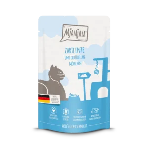 Mjamjam - Quetschie zarte Ente & Geflügel an leckeren Möhrchen