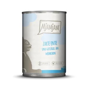 Mjamjam - zarte Ente & Geflügel an leckeren Möhrchen - 400g
