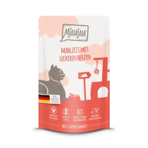 Mjamjam - Quetschie Mahlzeit mit leckeren Herzen