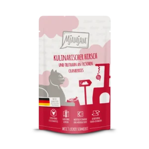 Mjamjam - Quetschie kulinarischer Hirsch und Truthahn an frischen Cranberries - 125g