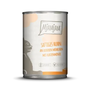 Mjamjam - saftiges Huhn an leckeren Möhrchen - 400g