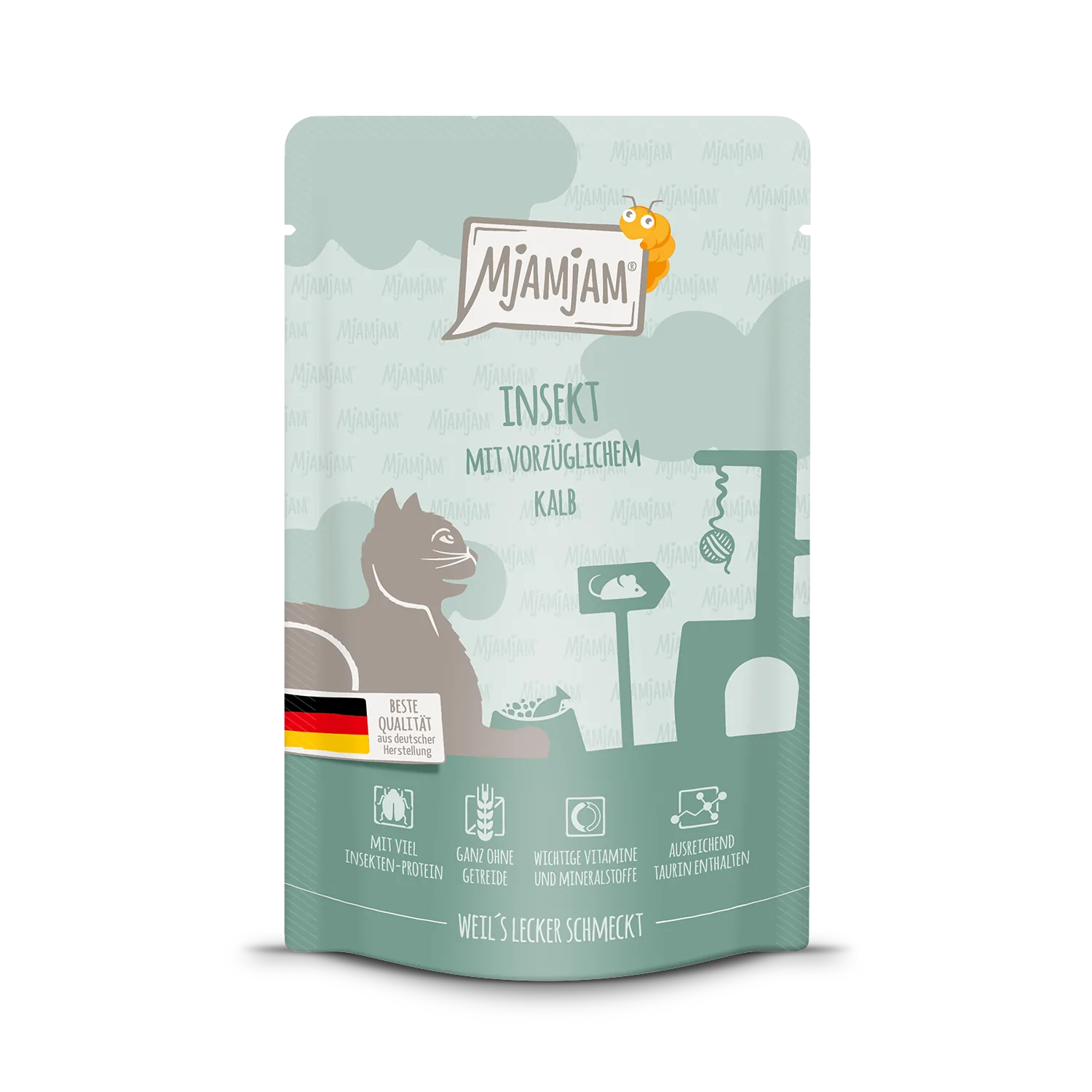 Mjamjam - Quetschie Insekt mit vorzüglichem Kalb