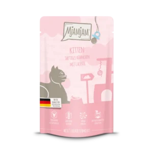 Mjamjam - Quetschie Kitten saftiges Hühnchen mit Lachsöl 125g