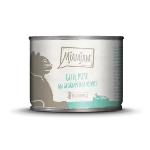 Mjamjam - Gute Pute an gedämpftem Kürbis mit Katzenminze