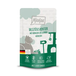 Mjamjam - Quetschie deliziöses Rentier mit Hühnchen an leckeren Möhrchen