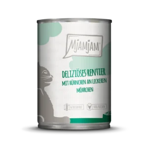 Mjamjam - deliziöses Rentier mit Hühnchen an leckeren Möhrchen - 400g
