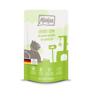 Mjamjam - Quetschie leckeres Rind an gedämpftem Kürbis