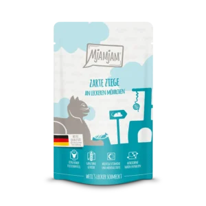 Mjamjam - Quetschie zarte Ziege an leckeren Möhrchen - 125g