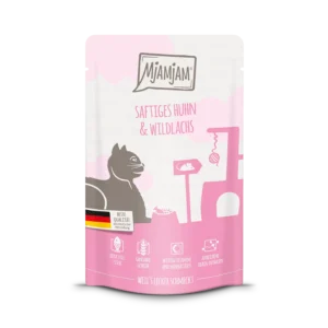 Mjamjam - Quetschie saftiges Huhn und Wildlachs