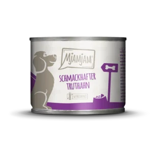 Mjamjam Dog - schmackhafter Truthahn an leckeren Möhrchen - 200g