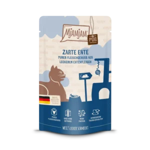 Mjamjam - Quetschie Purer Fleischgenuss - zarte Ente pur - 125g