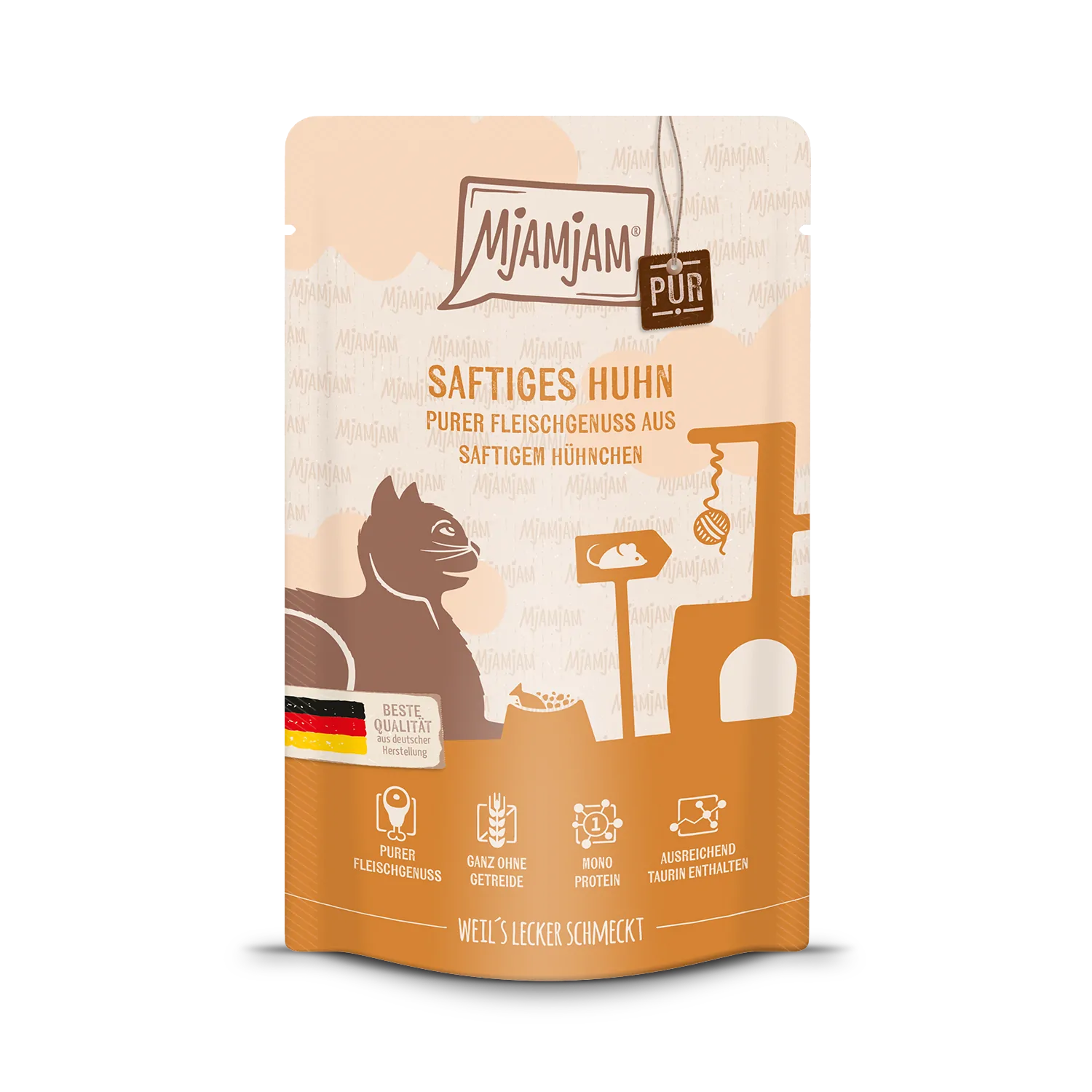 Mjamjam - Purer Fleischgenuss - Quetschie saftiges Hühnchen pur