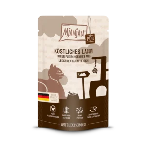 Mjamjam - Purer Fleischgenuss - Quetschie köstliches Lamm pur - 125g