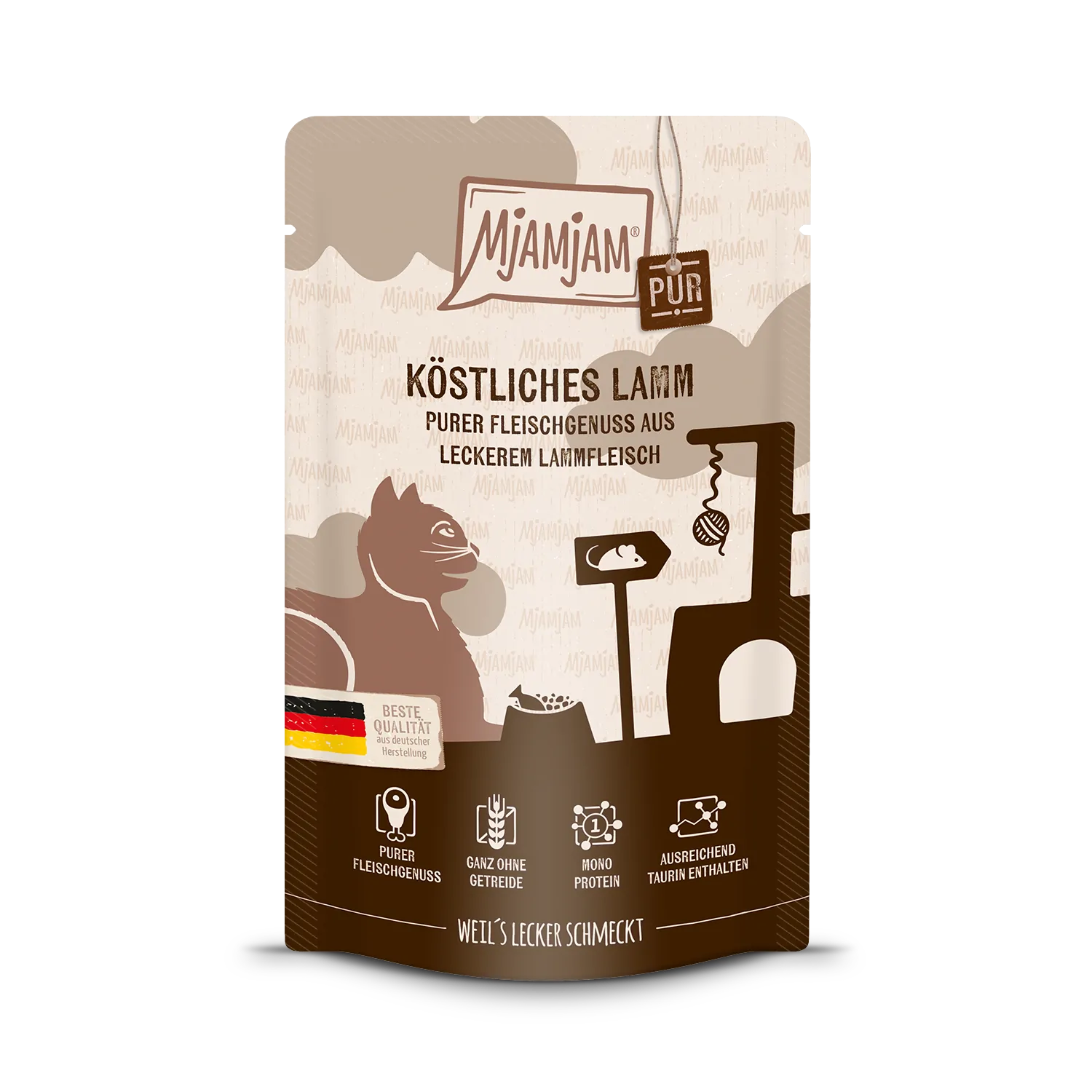 Mjamjam - Purer Fleischgenuss - Quetschie köstliches Lamm pur