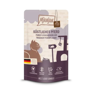 Mjamjam - Purer Fleischgenuss - Quetschie köstliches Pferd pur - 125g