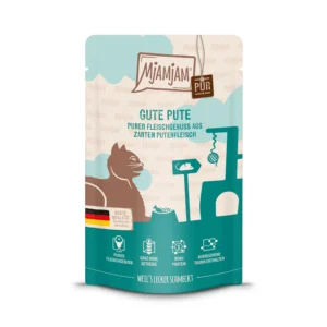 Mjamjam - Purer Fleischgenuss - Quetschie gute Pute pur - 125g