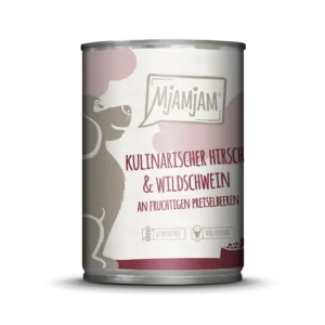Mjamjam Dog - delikater Büffel an gekochten Kartoffeln - 400g