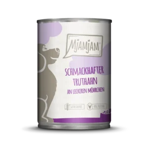 Mjamjam Dog - schmackhafter Truthahn an leckeren Möhrchen