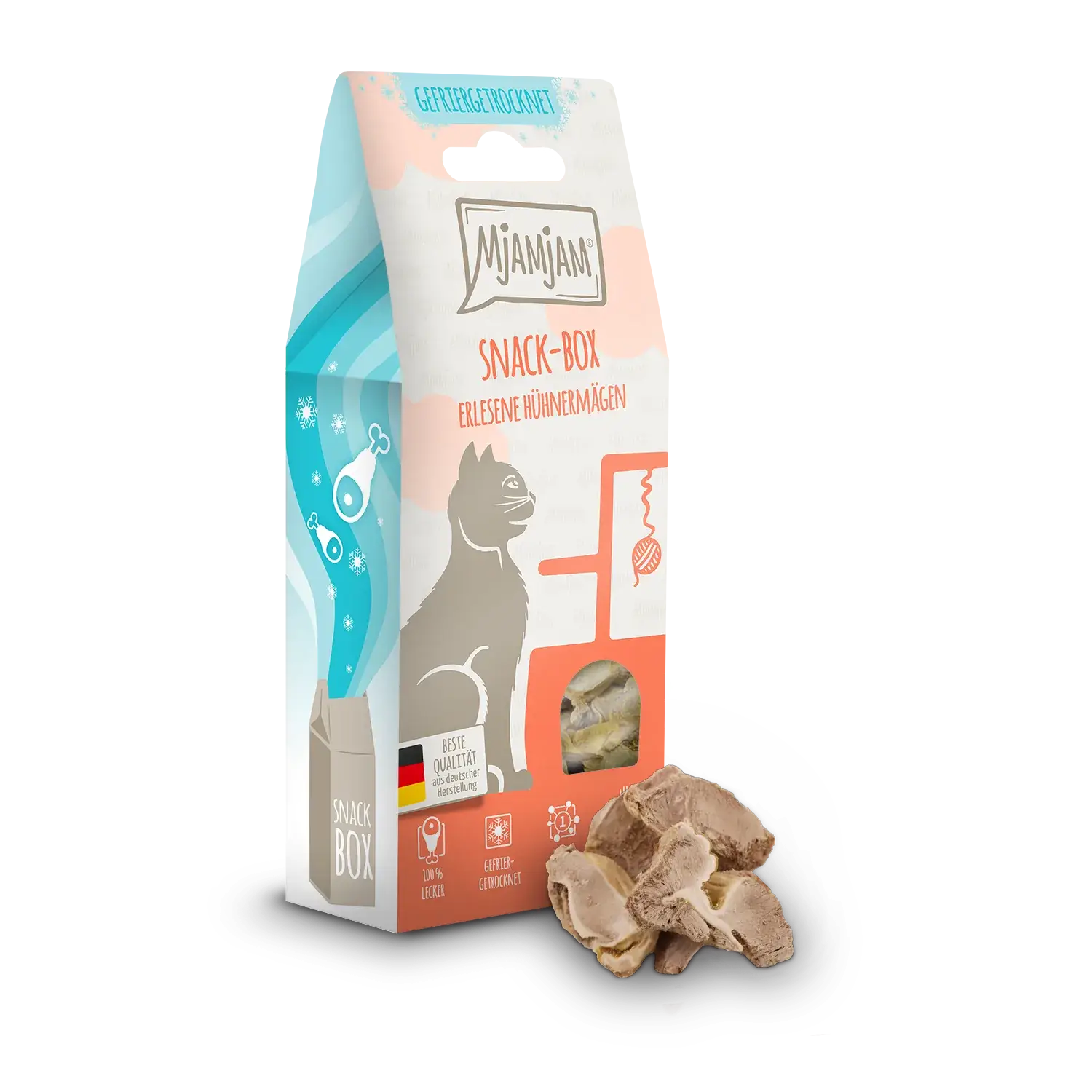 Mjamjam - Snack Box - erlesene Hühnermägen 35g