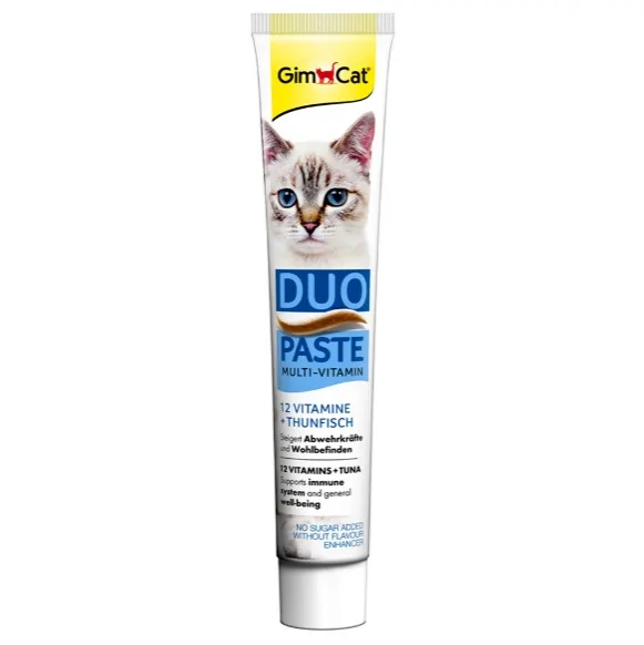 GimCat - Duo Paste Multi-Vitamin 12 Vitamine + Thunfisch 50 g
