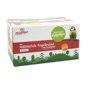Natürlich Pfiffikus Vogelknödel mit Insektenfett ohne Netz - 45 Stück