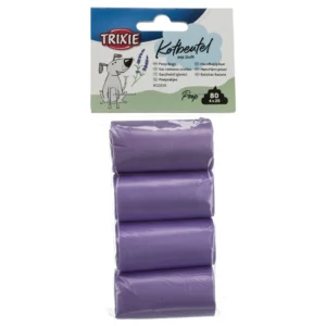 Trixie Hundekotbeutel mit Lavendelduft 4 Rollen à 20 Beutel