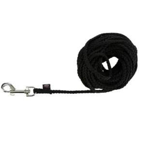 Trixie Schleppleine, rund - Farbe: schwarz - 10m