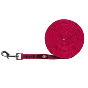 Trixie Schleppleine, gummiert - fuchsia, 5m