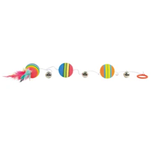 Trixie Rainbow-Bälle am Gummiband