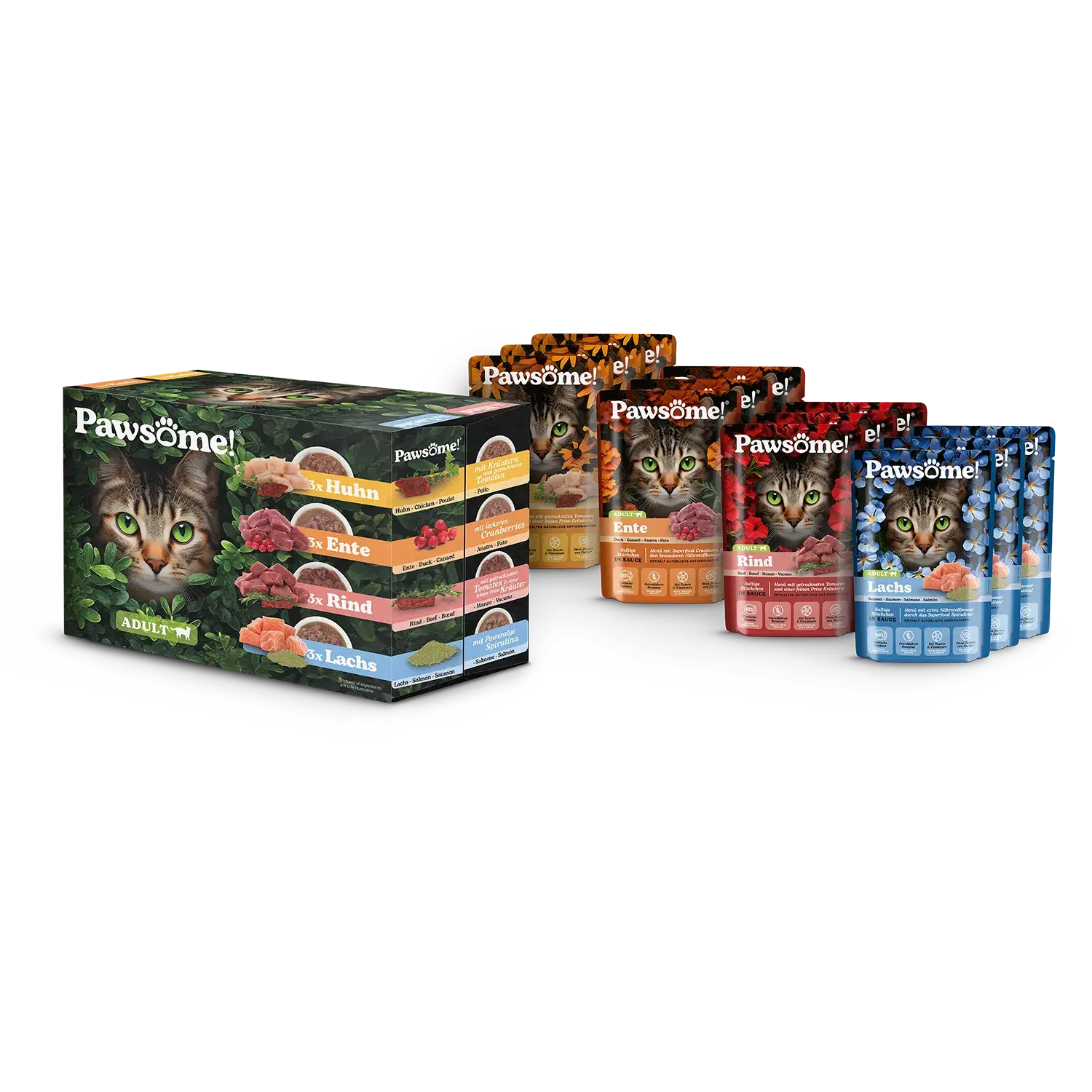 Pawsome! Adult 85g 12er Multipack – Bild 2