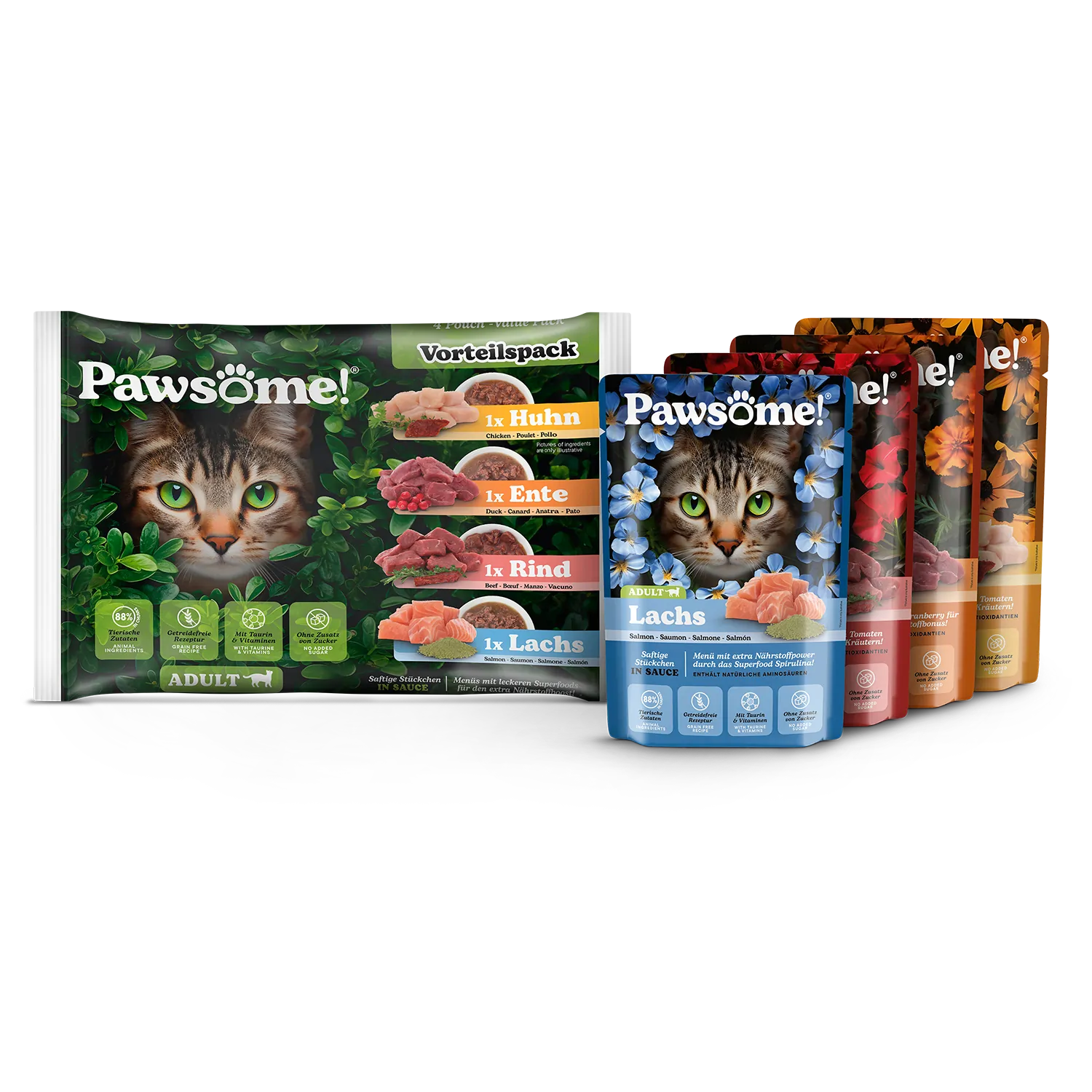 Pawsome! Adult 85g 4er Mixpack – Bild 3