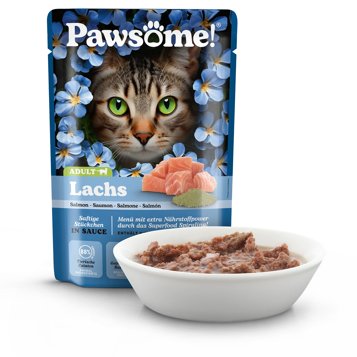 Pawsome! Adult Lachs 85g – Bild 3