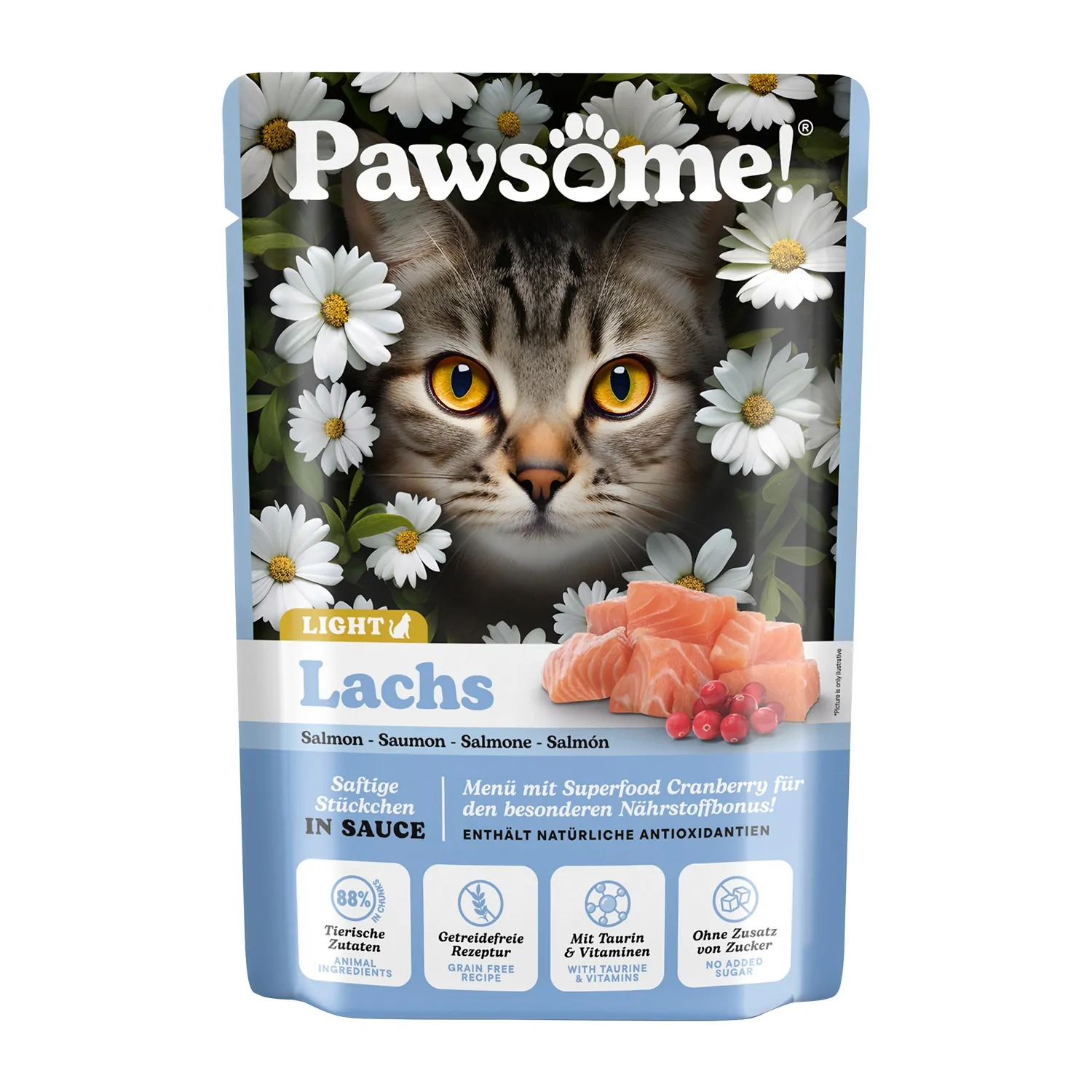 Pawsome! Adult Light Lachs 85g