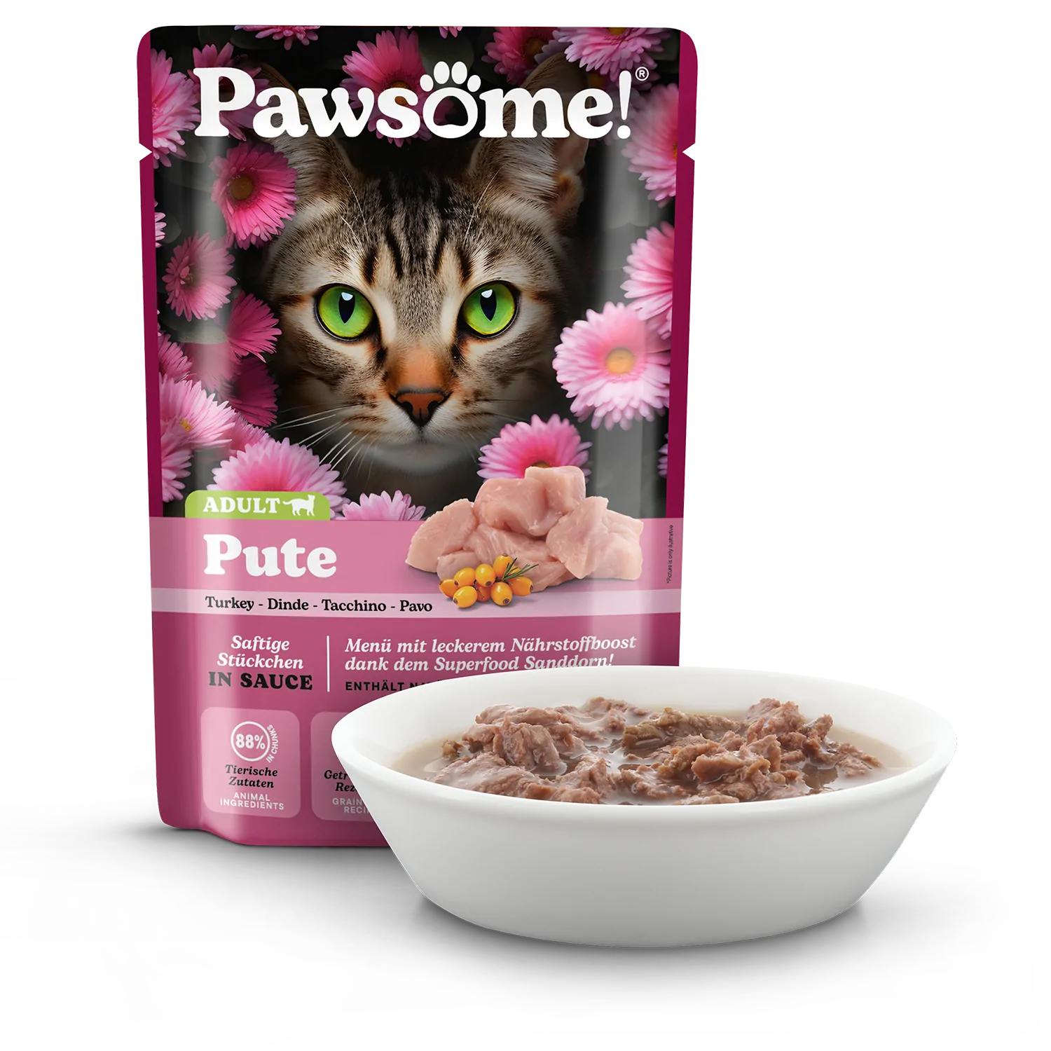 Pawsome! Adult Pute 85g – Bild 3